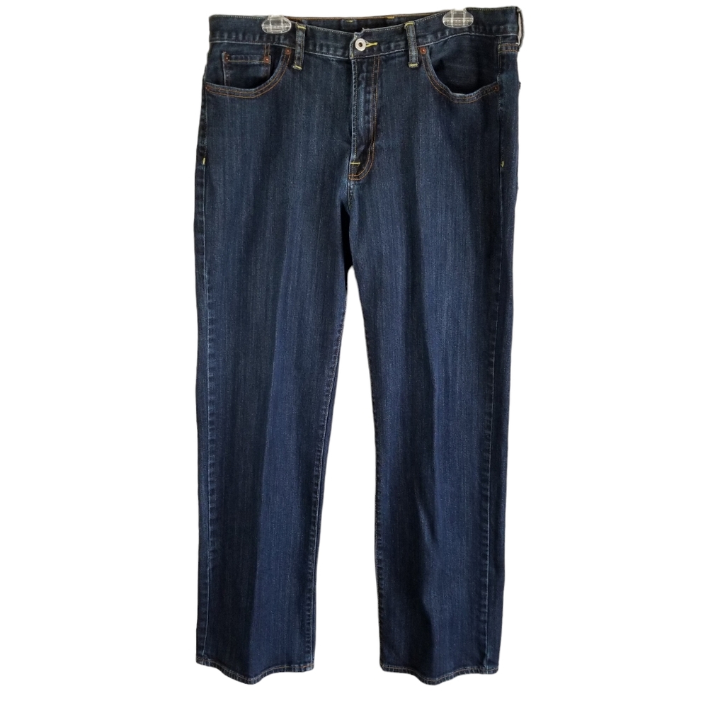 LUCKY BRAND Jeans 361‎ Vintage Straight Dark Stretch Denim Mens 36x31